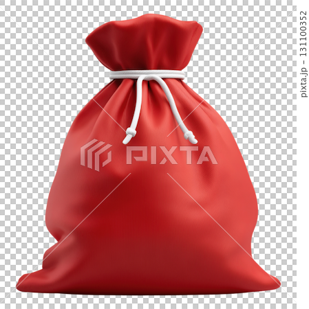 Red Christmas Gift Sack 131100352