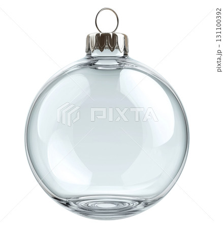 Clear Glass Christmas Ornament Clear Glass Christmas Ornament 131100392
