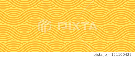 Pasta background, yellow ramen noodles pattern with seamless spaghetti texture 131100425