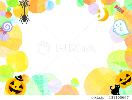 かわいくてポップなハロウィンのフレーム 131100667