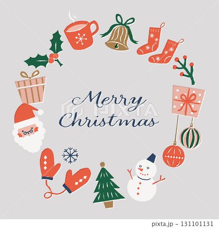 クリスマス素材のリース クリスマス素材のリース 131101131