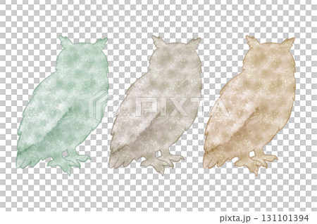 フクロウ 131101394