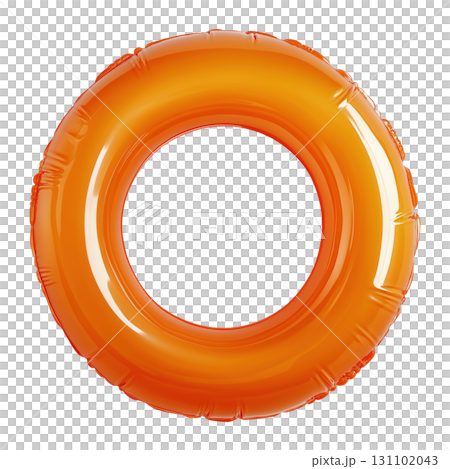 Orange Inflatable Swimming Ring 131102043