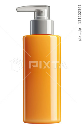 Orange Sunscreen Lotion Bottle 131102541