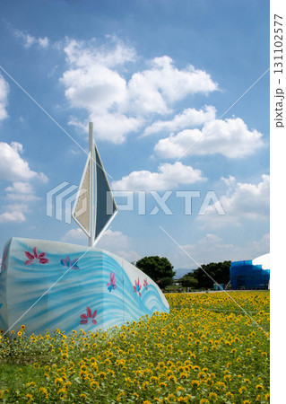 ひまわり 向日葵 ソレイユの丘 131102577