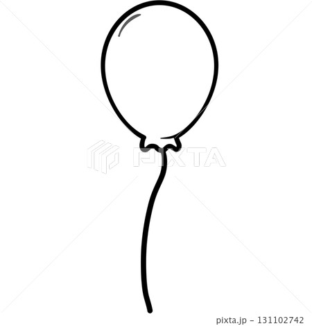Party Outline hand drawn decorative black lines used for greeting cards. 131102742