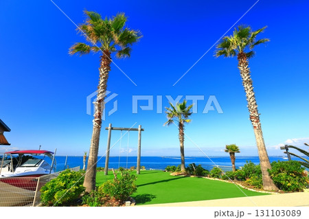 【兵庫県】快晴の淡路テラス（岬のブランコ） 131103089