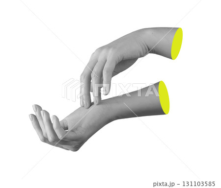 Female hand in gentle posture with smooth skin and soft touch, applying cream for healthy beauty. Female hand in gentle posture with smooth skin and soft touch, applying cream for healthy beauty. 131103585