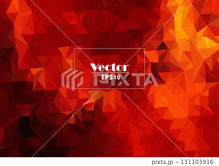 digital abstract red vector image stylized from triangles 131103916