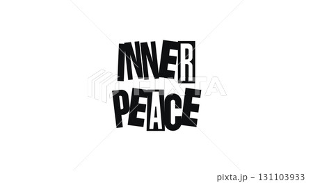 Tranquil Motivational Typography Artwork For Wellness, Meditation, Or Mental Health Awareness. Ideal For Posters, Journals, Or Self-Care Gifts. Calm Message For Daily Balance. Vector Illustration. Tranquil Motivational Typography Artwork For Wellness, Meditation, Or Mental Health Awareness. Ideal For Posters, Journals, Or Self-Care Gifts. Calm Message For Daily Balance. Vector Illustration. 131103933