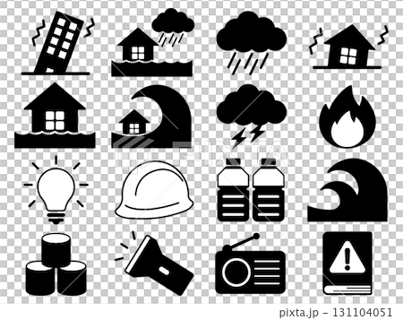 災害及防災圖示集16種（單調） 131104051