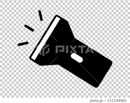 懐中電灯のアイコン モノトーン 懐中電灯のアイコン モノトーン 131104065