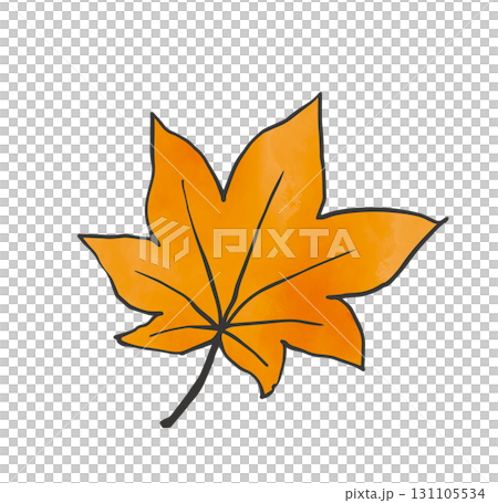 水彩紋理秋葉第 2 部分 水彩紋理秋葉第 2 部分 131105534