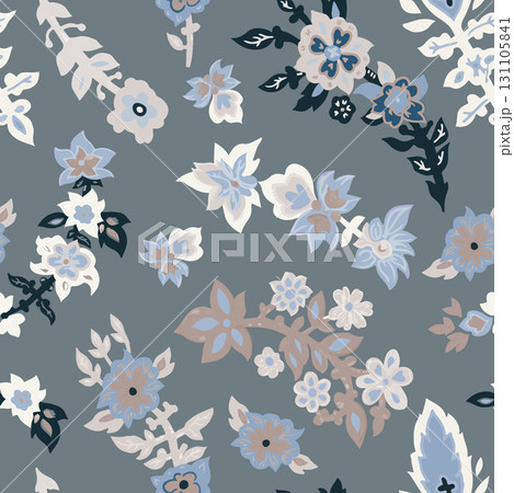 Classic Botanical Floral Seamless Pattern Classic Botanical Floral Seamless Pattern 131105841