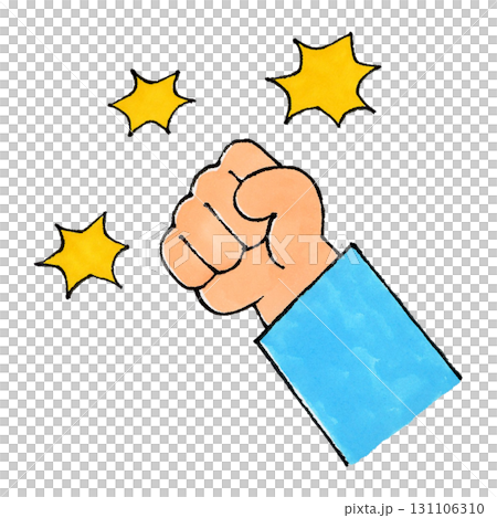 握緊拳頭的衝擊 131106310