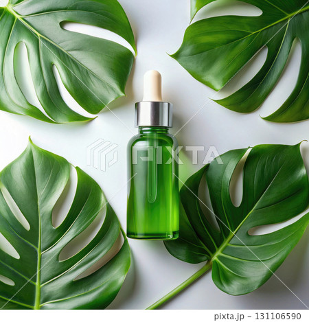 Elegant single cosmetic bottle or cream container, luxury skincare product design, minimal and modern packaging, soft lighting highlighting smooth surfaces, beauty and hygiene concept 131106590