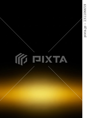 Elegant Abstract Background with Gradient Golden Light on Dark Surface Minimalist and Refined 131106659