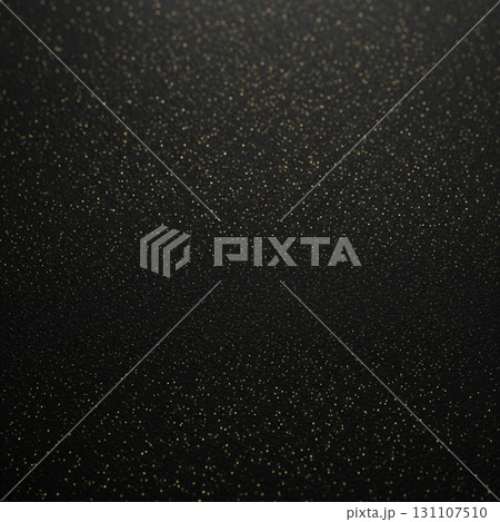 Elegant Dark Background Texture with Golden Glitter Specks and Subtle Gradient Effect 131107510