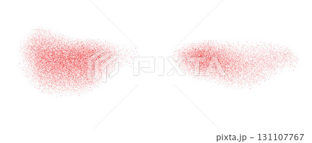 Noise gradation red peppers fly shapes set. Grainy texture paprika splash elements. Spray paint dotwork forms. Vector gritty wavy lines. Grunge food figures Noise gradation red peppers fly shapes set. Grainy texture paprika splash elements. Spray paint dotwork forms. Vector gritty wavy lines. Grunge food figures 131107767