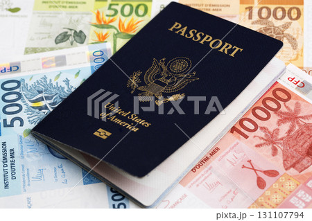 American passport on CFP franc American passport on CFP franc 131107794