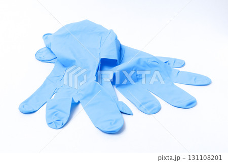 手袋、ゴム手袋、ニトリル、ニトリル手袋、合成ゴム、手、衛生的、清潔、指、医療、調理、病院、ハンド 131108201