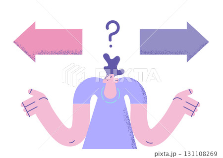 Confusion, frustration and question concept. Confusion, frustration and question concept. 131108269
