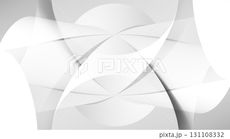A sleek abstract composition of overlapping curves, circles and arcs, 3d render A sleek abstract composition of overlapping curves, circles and arcs, 3d render 131108332