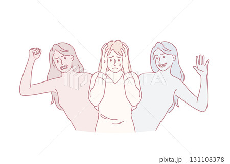 Mental health and Bipolar disorder concept Mental health and Bipolar disorder concept 131108378