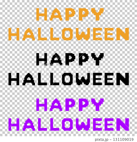 ピクセルアートのハロウィンイラスト ピクセルアートのハロウィンイラスト 131109019