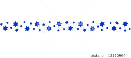 Blue stars seamless border pattern, isolated on a transparent background. Seamless horizontal border of various blue stars. Perfect for festive decorations, graphic design projects, and holiday themes Blue stars seamless border pattern, isolated on a transparent background. Seamless horizontal border of various blue stars. Perfect for festive decorations, graphic design projects, and holiday themes 131109644