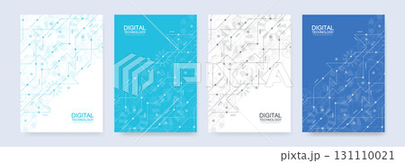 Abstract digital technology cover template design for a report and brochure, flyer, leaflets, poster, header, banner, website, presentation. Vector illustration 131110021