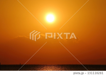 大牟田市 有明海 海苔畑、 大牟田市 有明海 海苔畑、 131110281