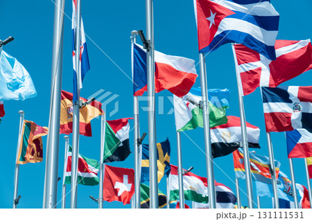 風に靡く国旗 風に靡く国旗 131111531