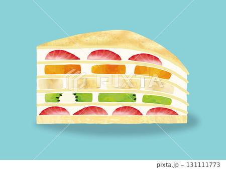 ミルクレープ水彩画 131111773