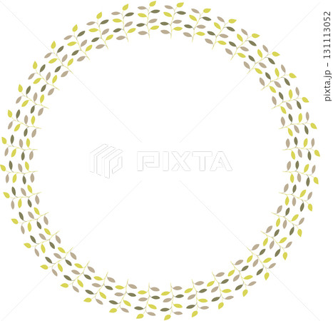 Spring frame template. Leaf elements decoration. Easter border. Baby shower design Spring frame template. Leaf elements decoration. Easter border. Baby shower design 131113052