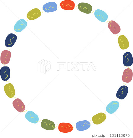 Doodle frame for text. Modern Art graphics for hipsters. Colorful stylish geometric empty frame Doodle frame for text. Modern Art graphics for hipsters. Colorful stylish geometric empty frame 131113070