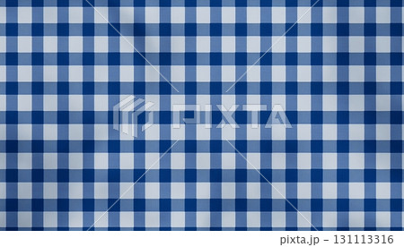 Cotton napkin pattern seamless square blue and white print 131113316