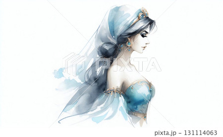 千夜一夜物語　アラジンと魔法のランプの王女のイラスト 131114063