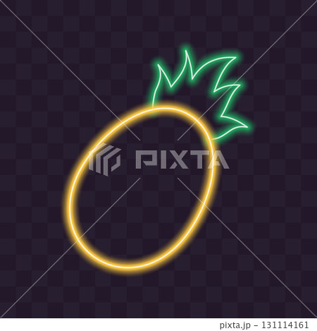 Pineapple with leaves Outline fruits Neon glowing effect Bar Cocktails Themed Sticker Icon Sign idea Pineapple with leaves Outline fruits Neon glowing effect Bar Cocktails Themed Sticker Icon Sign idea 131114161