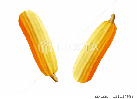 Big yellows ripe zucchini isolated on white background Big yellows ripe zucchini isolated on white background 131114685