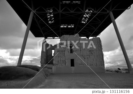 Casa Grande National Monument Black and White 131116156