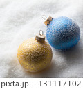 Christmas balls in snow 131117102