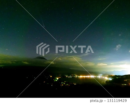 静岡・山中湖・富士山と紫金山・アトラス彗星 静岡・山中湖・富士山と紫金山・アトラス彗星 131119429