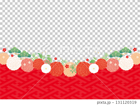 わふう背景素材（2025）-4ベク 131120319