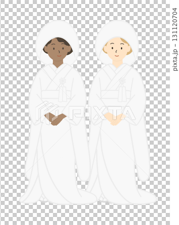 日式同性婚姻婚禮插畫 日式同性婚姻婚禮插畫 131120704