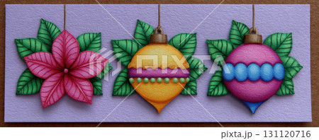 Kwanzaa decorations for children featuring ornaments and flower design, symbolizing unity and joy 131120716