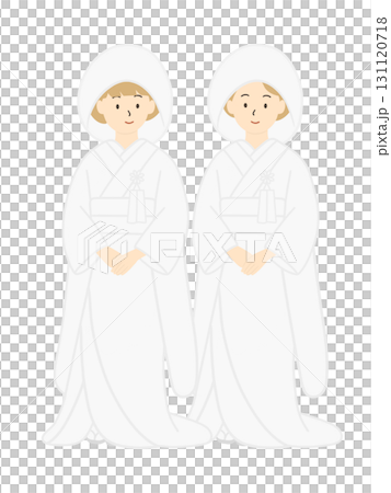 日式同性婚姻婚禮插畫 131120718