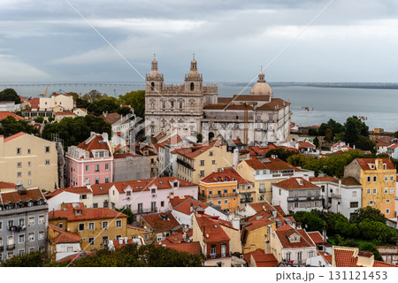 Lisbon Monastery and Cityscape 131121453
