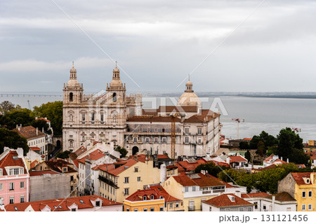 Lisbon Monastery and Cityscape Lisbon Monastery and Cityscape 131121456