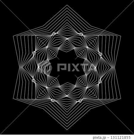 Abstract star illusion Abstract star illusion 131121855
